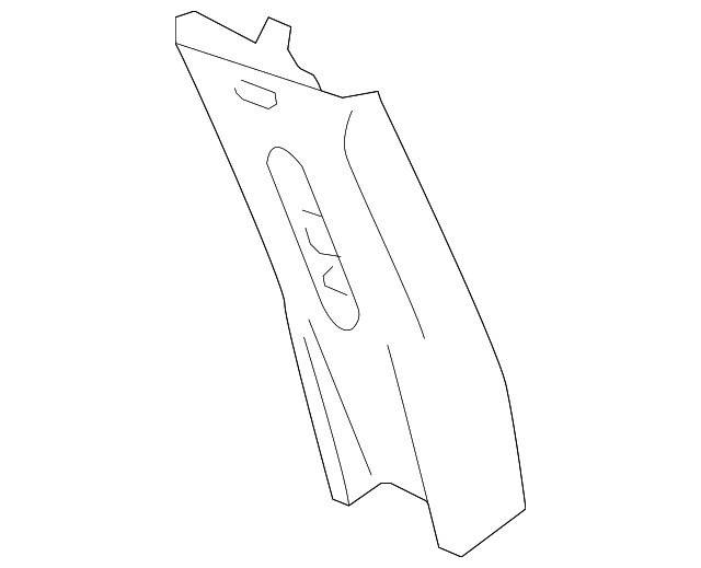YD81DW1AF Деталь UPR CTR PLR TRIM, LEFT