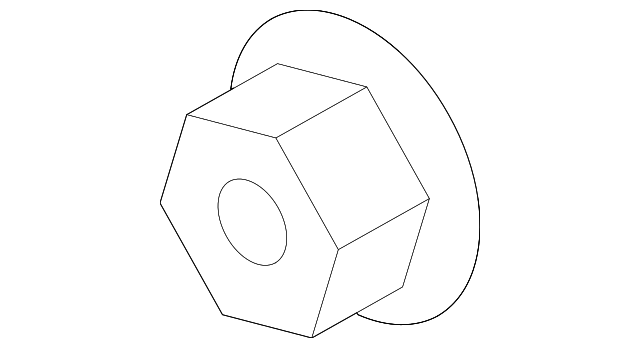 6509109AA Деталь COWL SIDE PANEL NUT, RIGHT