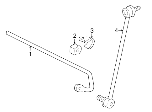 TT Quattro STABILIZER BAR & COMPONENTS