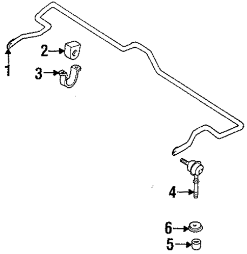 200SX STABILIZER BAR & COMPONENTS