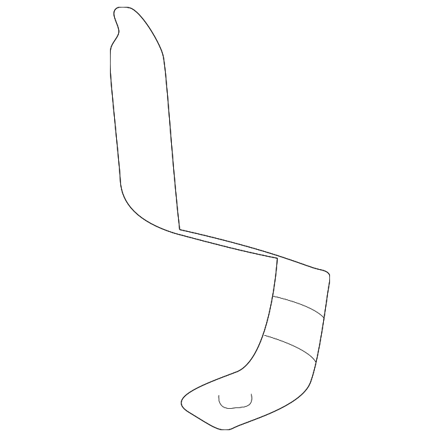 15072538 Деталь BUMPER COVER BRACKET, RIGHT