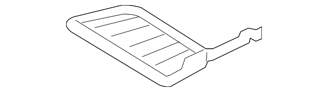 1HA98XDVAA Деталь TRAY, RIGHT