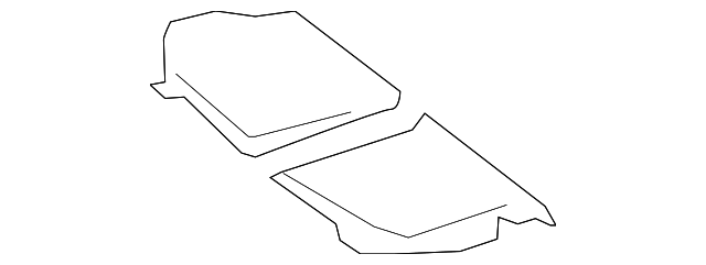 1JF80AA7AA Деталь LOWER SHIELD, RIGHT