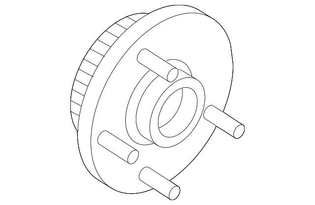 52104499AC Деталь HUB & BEARING, RIGHT