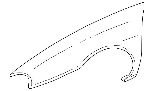 25661832 FENDER, RIGHT