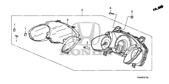 ELECTRICAL / EXHAUST / HEATER / FUEL/METER COMPONENTS (NS) for 2010 Honda FIT #1