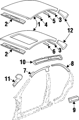 Catera ROOF & COMPONENTS