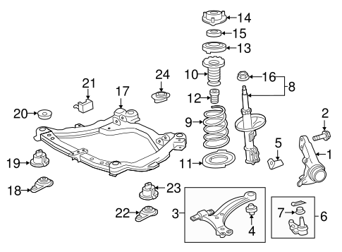 Camry SUSPENSION COMPONENTS 2
