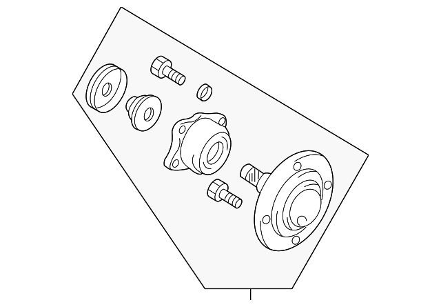 52730-2G200 HUB ASSY, RIGHT