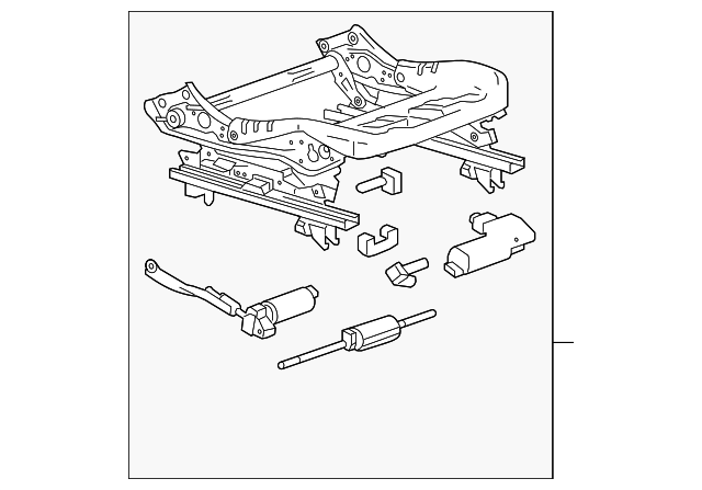 13580641 Деталь CUSHION FRAME
