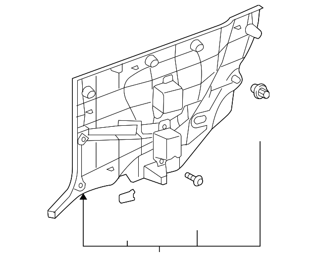 62510-AA100-A1 Деталь LOWER QTR TRIM, RIGHT