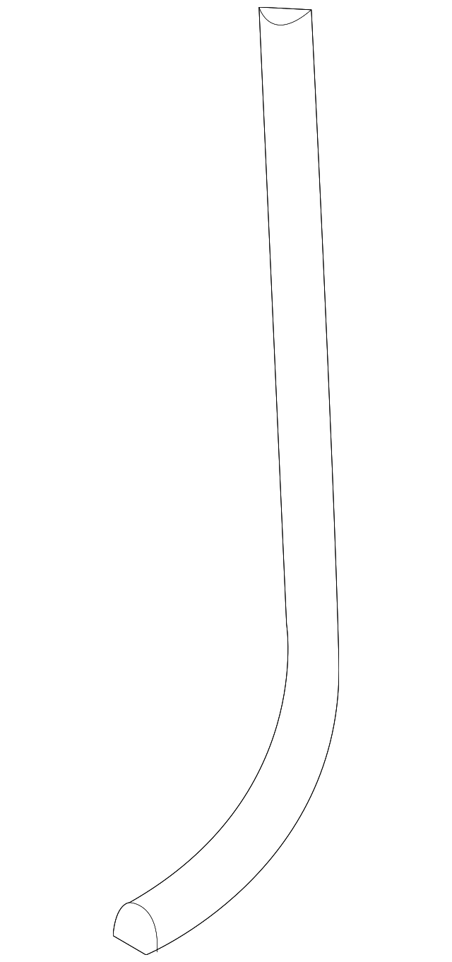 62316-AA020 WEATHERSTRIP, LEFT