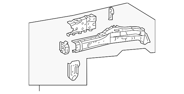 57111-47904 Деталь SIDEMEMBER, RIGHT