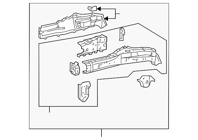 57101-47900 Деталь SIDEMEMBER ASSY, RIGHT