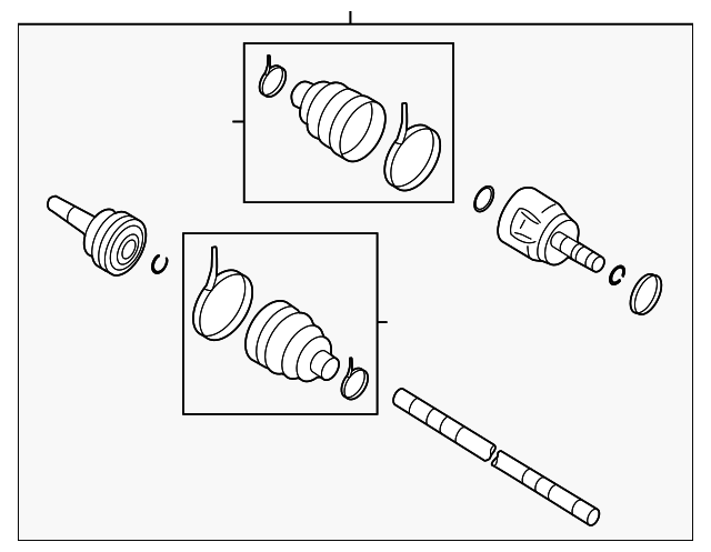 396003JA0A Деталь AXLE ASSY, LEFT