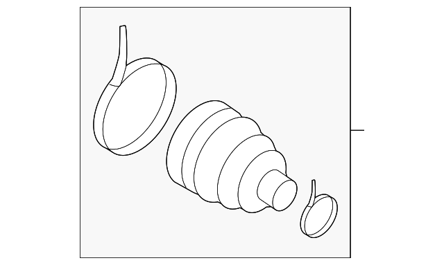 C9741ED300 Деталь INNER BOOT, RIGHT