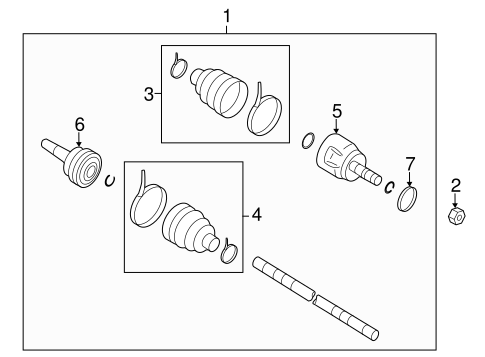 JX35 DRIVE AXLES