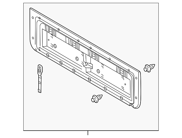 64780-60331-A1 Деталь GATE TRIM PANEL