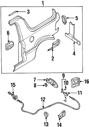 Sportage FUEL DOOR 2