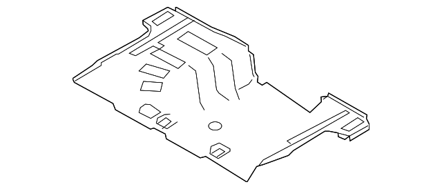 65513-1W010 Деталь REAR FLOOR PAN