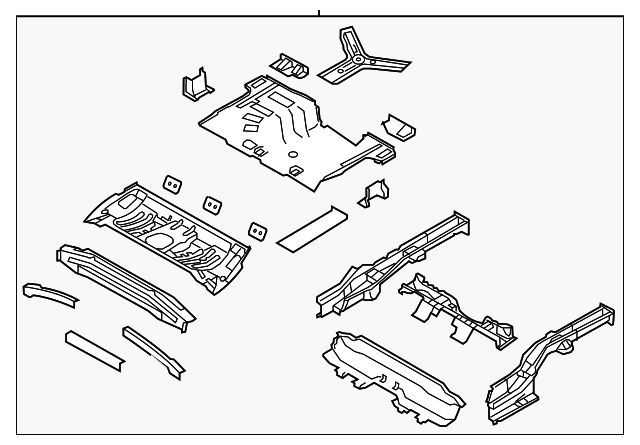 65500-1W020 Деталь FLOOR PAN ASSY