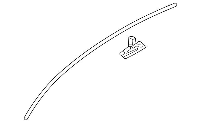 87231-1E200 Деталь ROOF MOLDING, LEFT