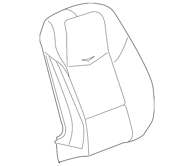 23294753 Деталь SEAT BACK COVER