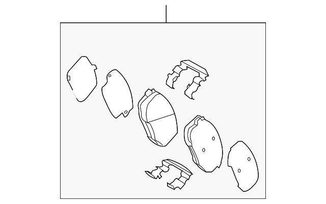 58101-1MA01 Деталь BRAKE PADS