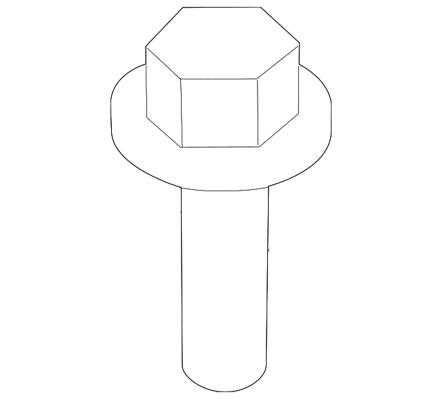 33-32-6-796-225 FRONT BRACKET MOUNT BOLT, LEFT