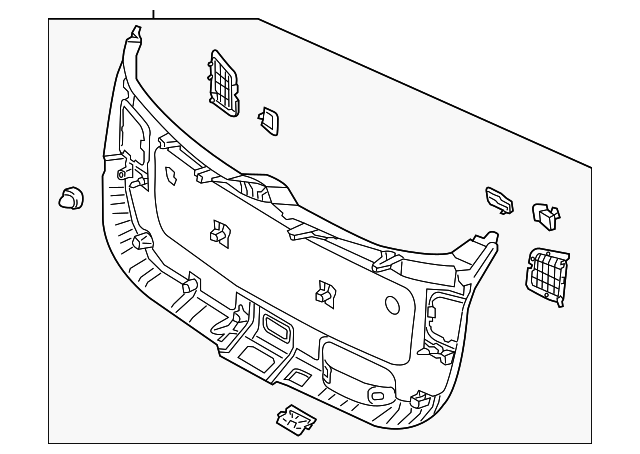 81750-1U500H9 LIFT GATE TRIM