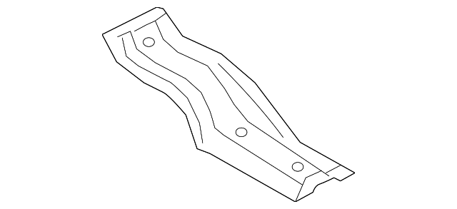 4H0-803-597-B Деталь REAR REINF, LEFT