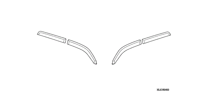 ACCESSORIES/DOOR VISORS for 2010 Honda RIDGELINE #1
