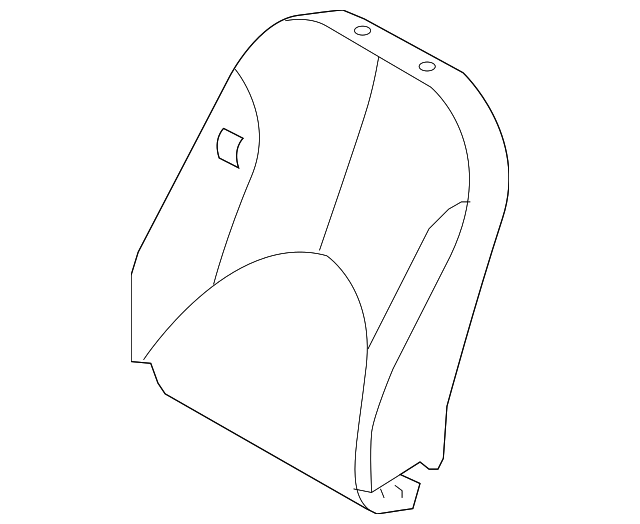 88460-1R370-N2B Деталь SEAT BACK COVER
