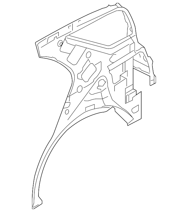 71604-3E100 Деталь INNER PANEL ASSY, RIGHT