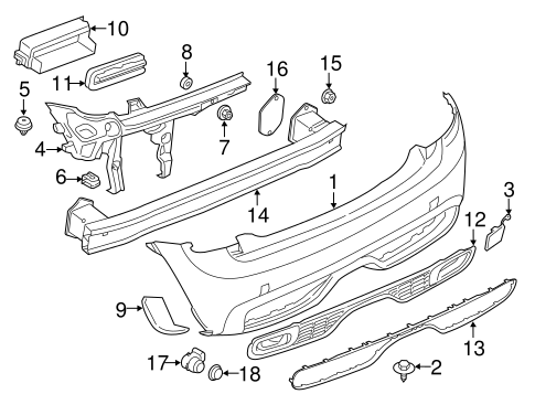 Cooper BUMPER & COMPONENTS - REAR