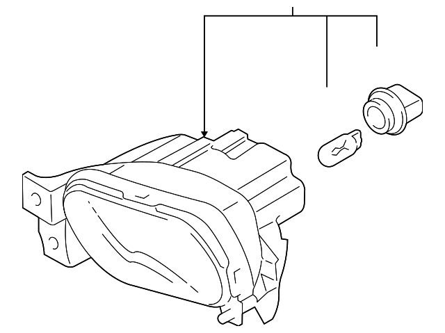 92201-1G000 Деталь FOG LAMP ASSY