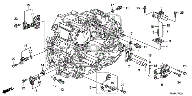 TRANSMISSION - AUTOMATIC/AT SENSOR - SOLENOID (V6) for 2009 Honda ACCORD SEDAN #1