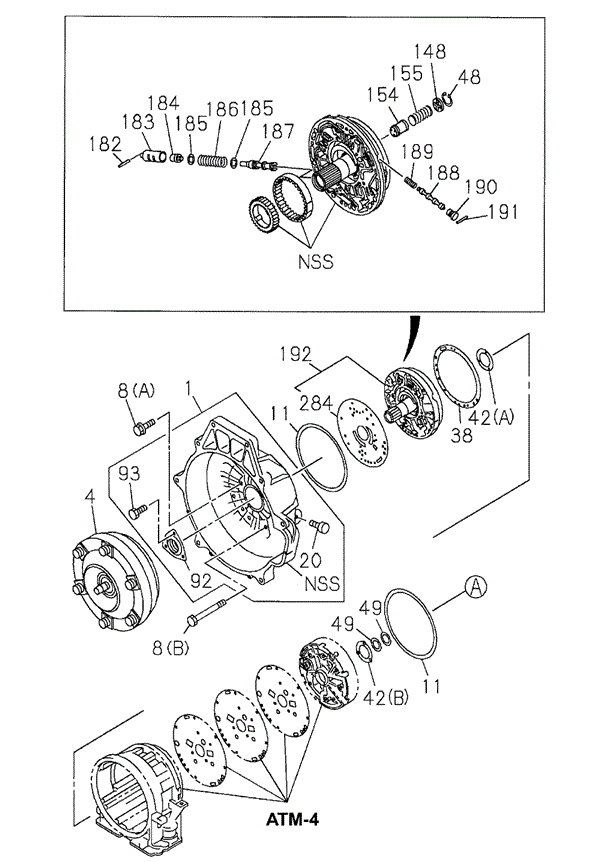 TRANSMISSION - AUTOMATIC/AT CONVERTER HOUSING for 1998 Acura SLX #1