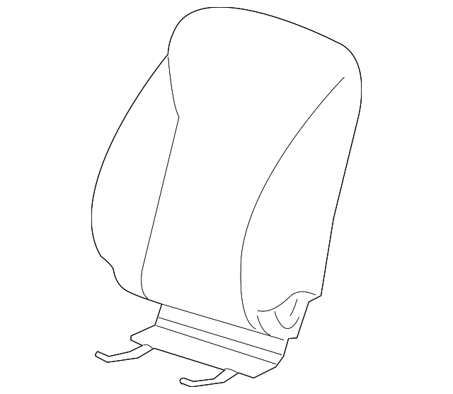 23482560 Деталь SEAT BACK COVER