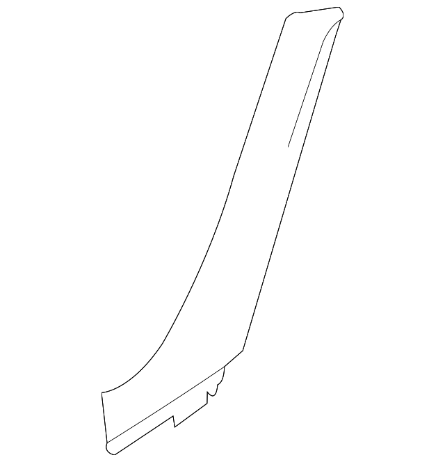 76836-1ET0B Деталь PILLAR MOLDING, RIGHT