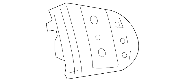 10393346 Деталь RADIO SWITCH, RIGHT