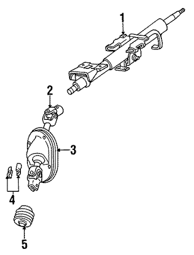 Sonata STEERING COLUMN ASSEMBLY