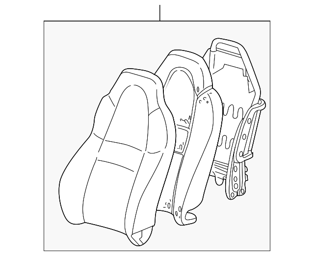 71430-17450-E0 Деталь SEAT BACK ASSY, RIGHT