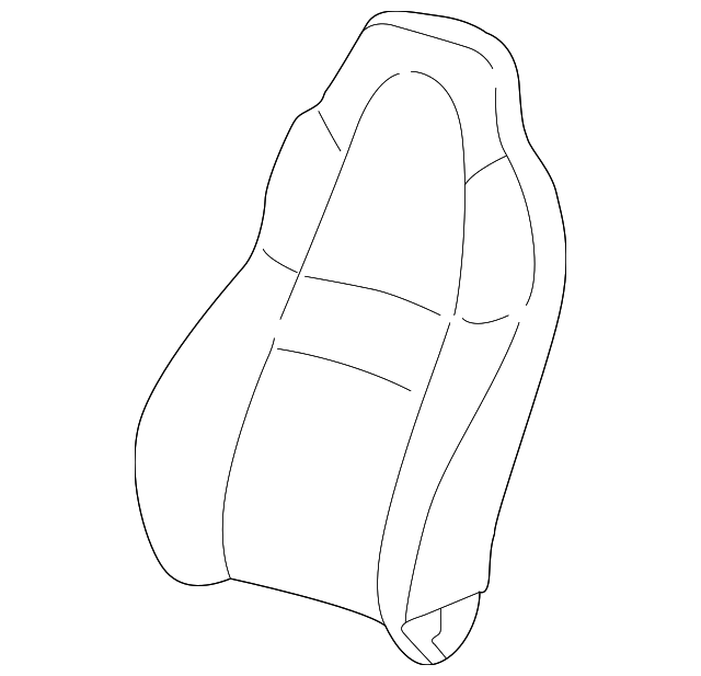 71073-17330-B0 Деталь SEAT BACK COVER, LEFT