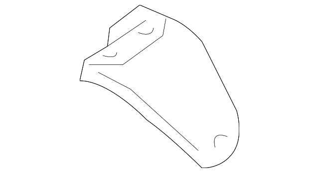 88607-EL00B Деталь SIDE BRACKET, LEFT