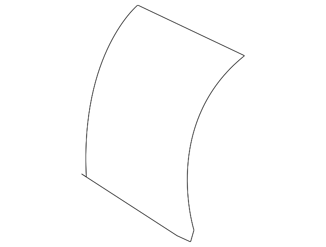 88670-ZW84A Деталь SEAT BACK COVER, LEFT