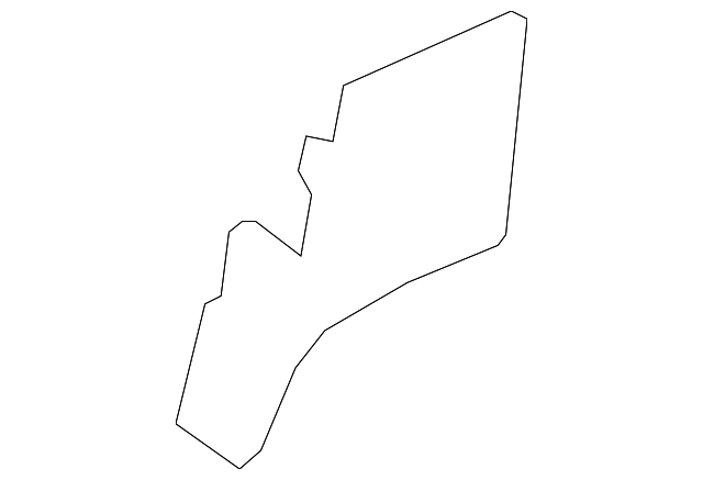 68014303AA Деталь REAR INSULATOR, LEFT