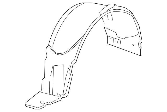 10424681 Деталь WHEELHOUSE LINER, RIGHT