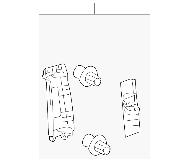62420-75020-A0 UPR CTR PLR TRIM, LEFT