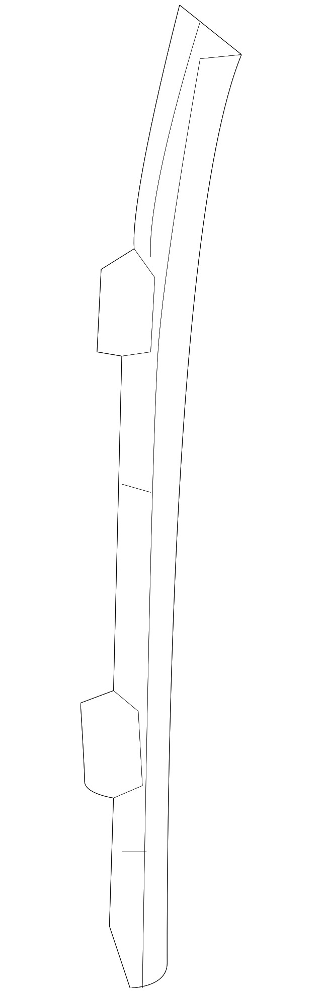 62315-75010-C0 OPENING TRIM, RIGHT
